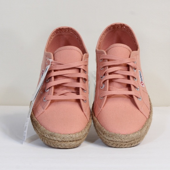 Superga 2750 Rope Dusty Pink Unisex Canvas Sneakers NWT - Picture 2 of 10